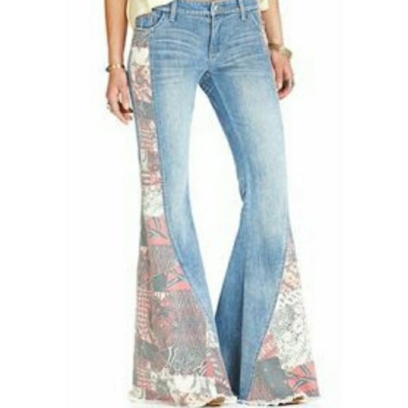 Free People Denim - Free People Bali Wide Bell-bottom Jeans Sz 29